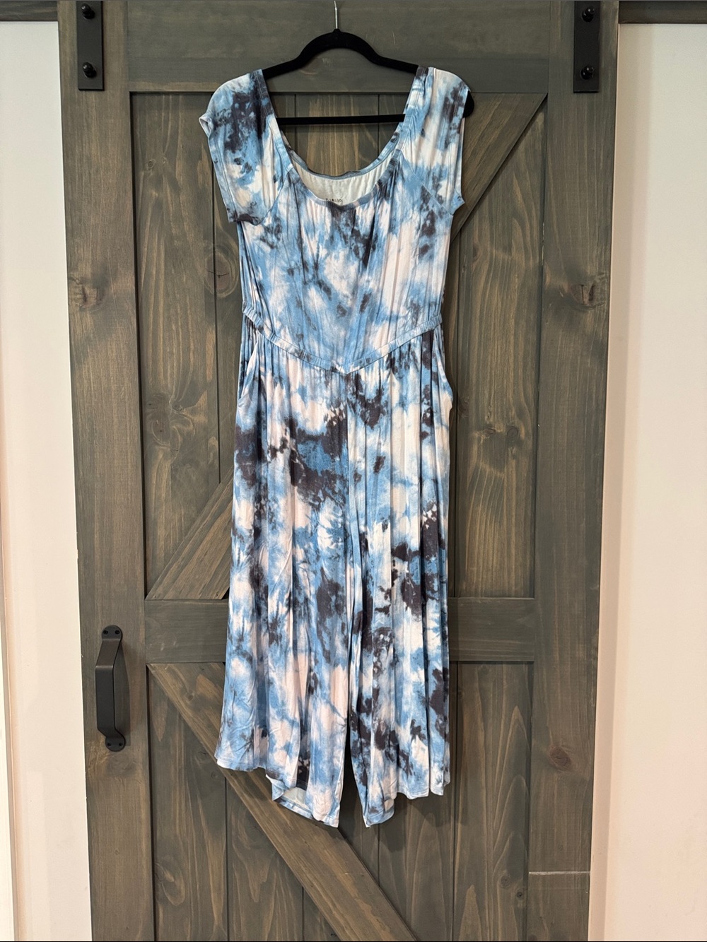 Torrid Blue Tie-Dye Scoop Neck Jumper